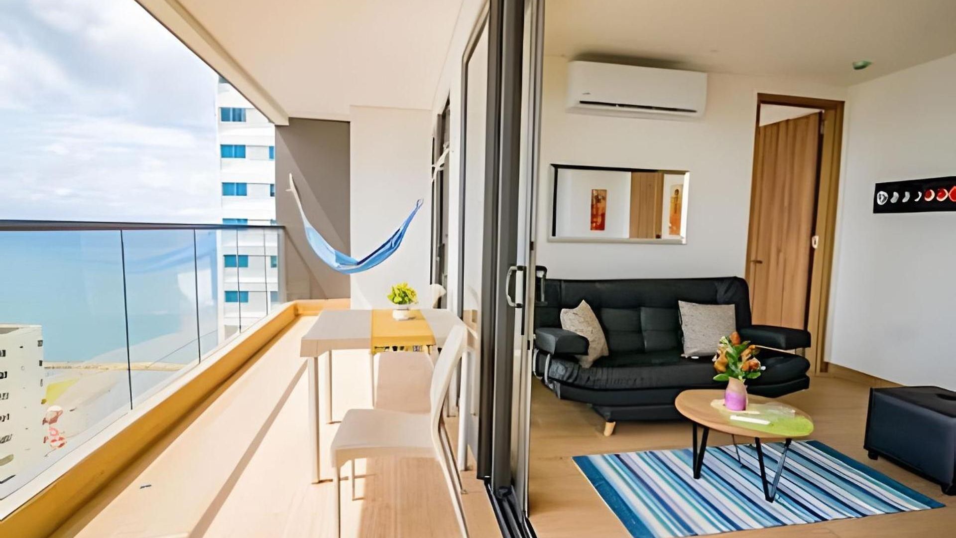 Apartamento Nuevo De 1 Con Vista Al Mar Y Al Cartagena